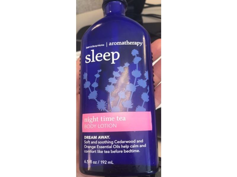 Bath & Body Works Aromatherapy Sleep Body Lotion, Night Time Tea, 6.5 fl oz/192 mL