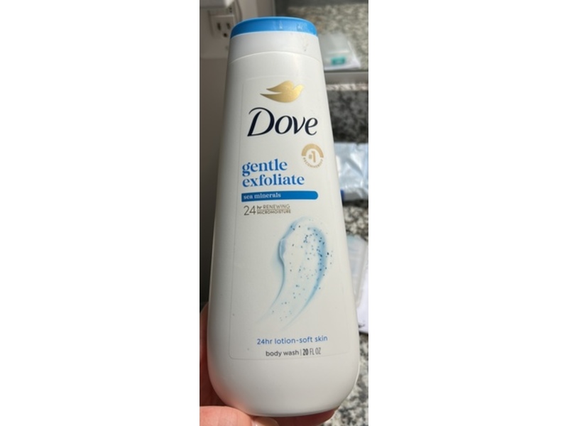 Dove Gentle Exfoliate Body Wash, Sea Minerals, 20 fl oz