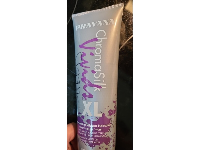 Pravana Chromasilk Vivids Xl Long Lasting Vibrant Hair Colors, Violet, 8.45 fl oz/250 mL