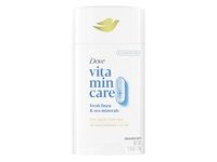 Dove Vitamin Care+ Deodorant, Fresh Linen & Sea Minerals, 2.6 oz/74 g - Image 2