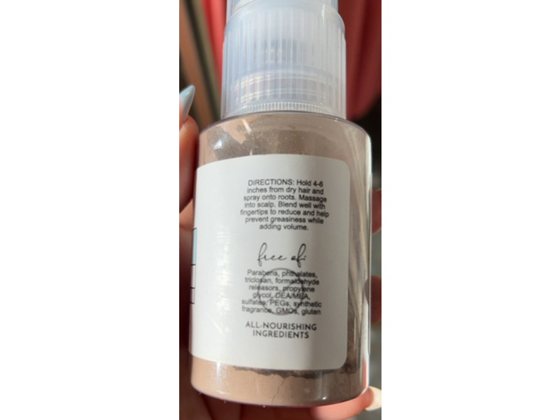 Just Ingerdients Dry Shampoo, Vanilla Mint, 2 oz/85 g