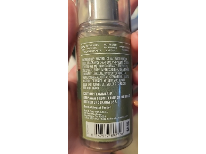 Bath & Body Works Fragrance Mist, 2.5 fl oz/75 mL