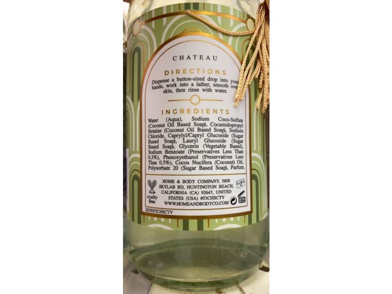 Chateau Hand Soap, Citrus And Verbena, 16 fl oz/473 ml