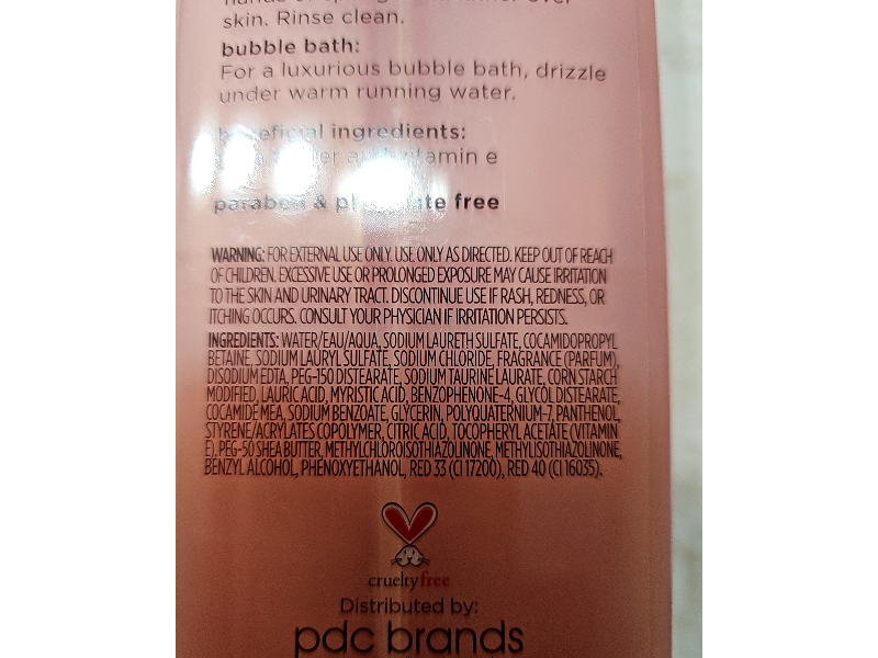 Bodycology 2 In 1 Body wash & Bubble Bath, Watermelon, 16 fl oz/473 mL