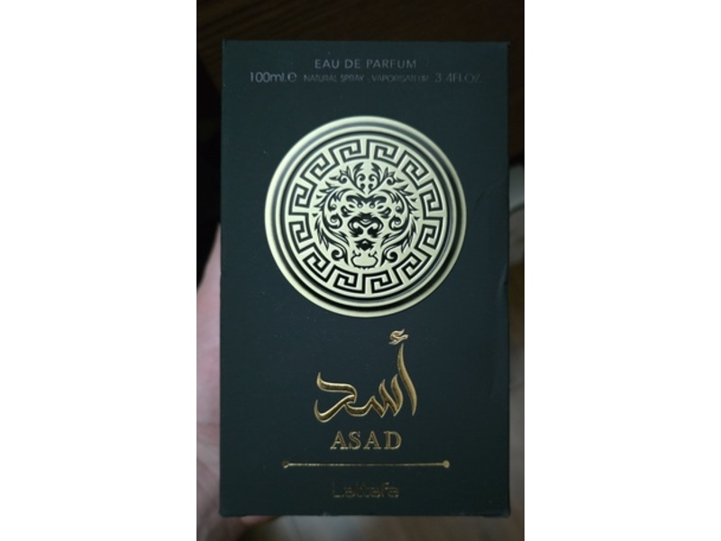 Lattafa Perfumes Eau de Parfum, Asad , 3.4 fl oz/ 100 mL