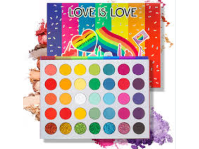 Coco Urban Pigment And Glitter Eyeshadow Palette, Love Is Love