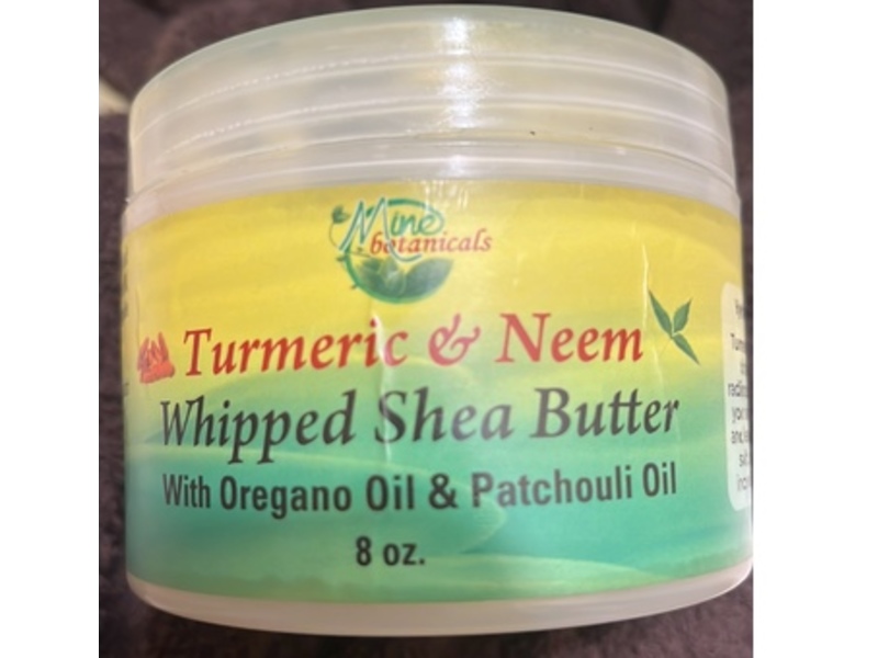 Mine Botanicals Whipped Shea Butter, Oregano & Patchouli Oil, 8 oz