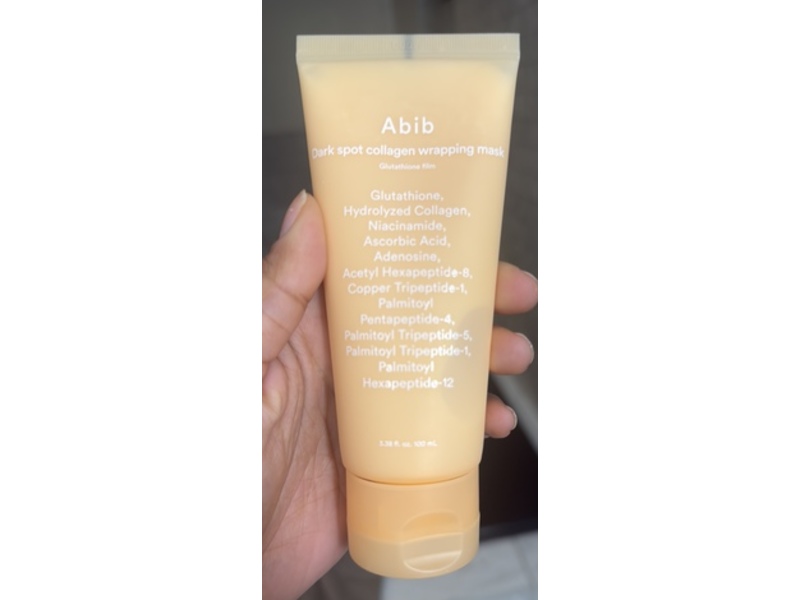 Abib Dark Spot Collagen Wrapping Mask, Glutathione Film, 3.38 fl oz/100 mL