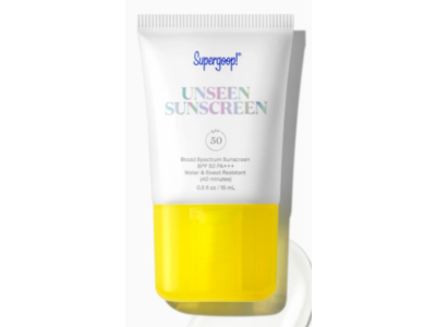 Supergoop Unseen Sunscreen, SPF 50 PA+++, 0.5 oz/15 mL