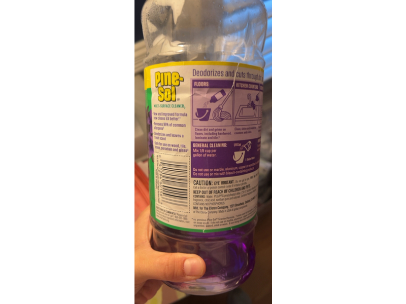 Pine-Sol Lavendar Clean Multi-Surface Cleaner, 48 fl oz/1.41 L