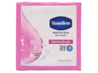 Vaseline Healthy Plus Healty Bright Vitamin B3 Bar Soap, Vaseline & Jelly, 2.64 oz/75 g, Pack Of 3 - thumbnail 1