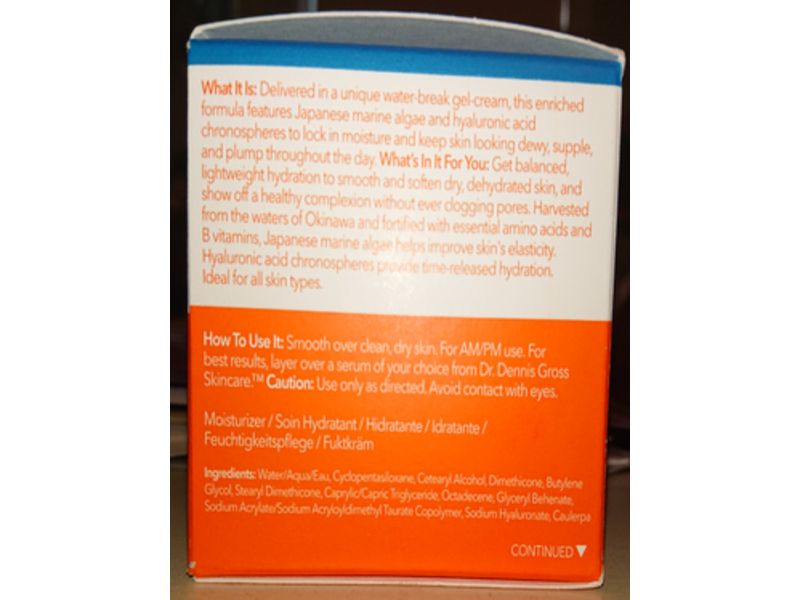 Dr. Dennis Gross Skincare Hyaluronic Marine Moisture Cushion, 1.7 oz/50 mL