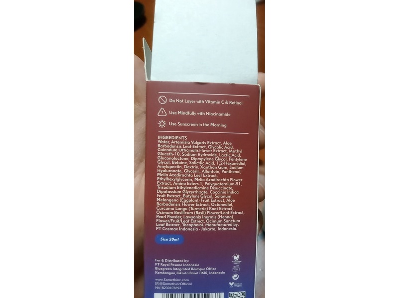 Somethinc Peeling Serum, Lactic + Glycolic, 20 mL