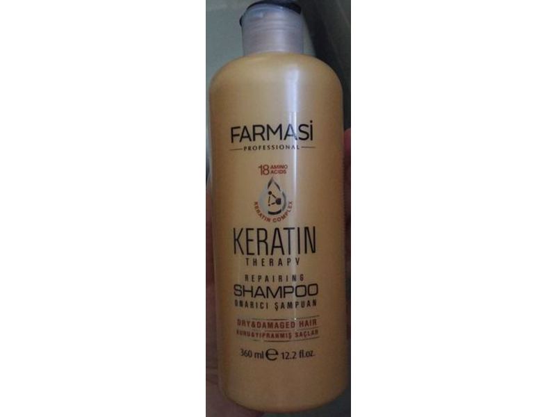 Farmasi Keratin Therapy Repairing Shampoo, 12.2 fl oz/360 mL