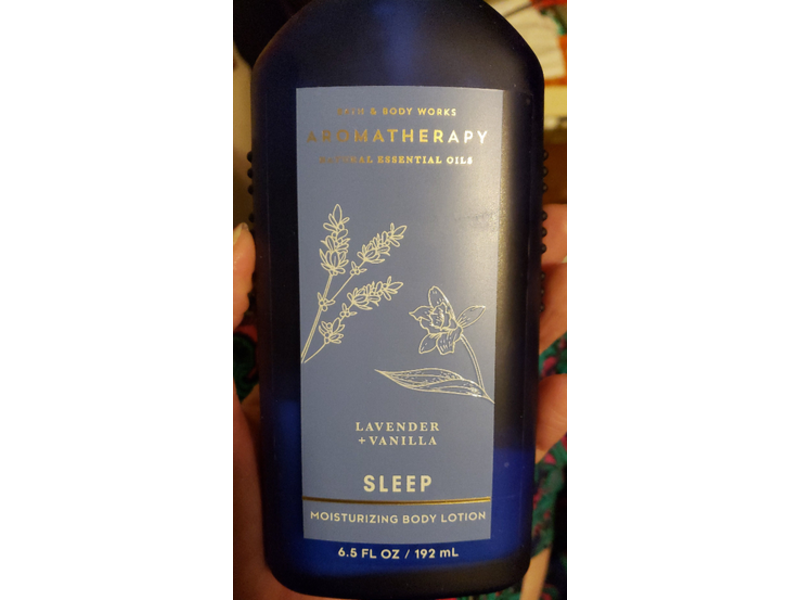 Bath & Body Works Aromatherapy Moisturizing Body Lotion, Sleep, 6.5 fl oz/192 mL