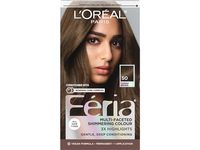 L'Oreal Paris Feria Multi-Faceted Shimmering Permanent Hair Color, 50 Havana Brown, 1 Application - thumbnail 1