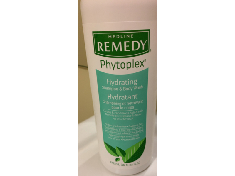 Medline Remedy Phytoplex Hydrating Shampoo &Bodywash, 16 fl oz/472 mL