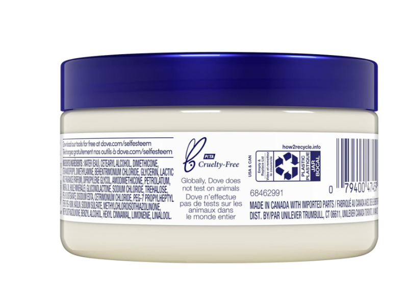 Dove Minerals Strengthen Hair Mask, 4 oz/113 g, Pack Of 4