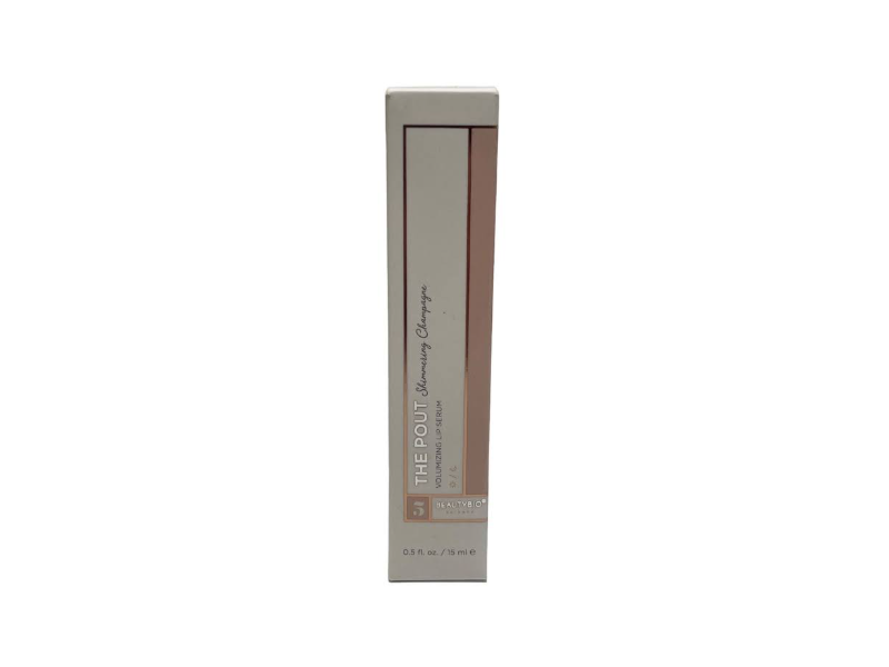 Beautybio The Pout Volumizing Lip Serum, Shimmering Champagne, 0.5 fl oz/15 mL