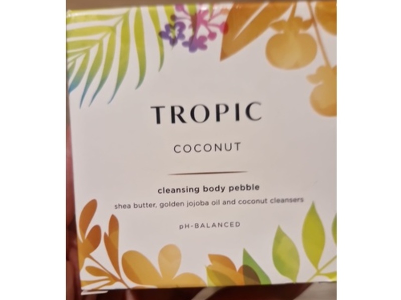 Tropic Cleansing Body Pebble, Coconut, 4.6 oz/130 g
