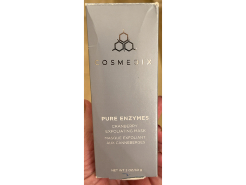 Cosmedix Pure Enzymes Exfoliating Mask, Cranberry, 2 oz/60 g