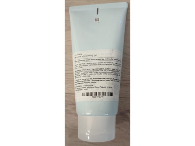 Illiyoon Ceramide Ato Soothing Gel, 5.91 fl oz/175mL