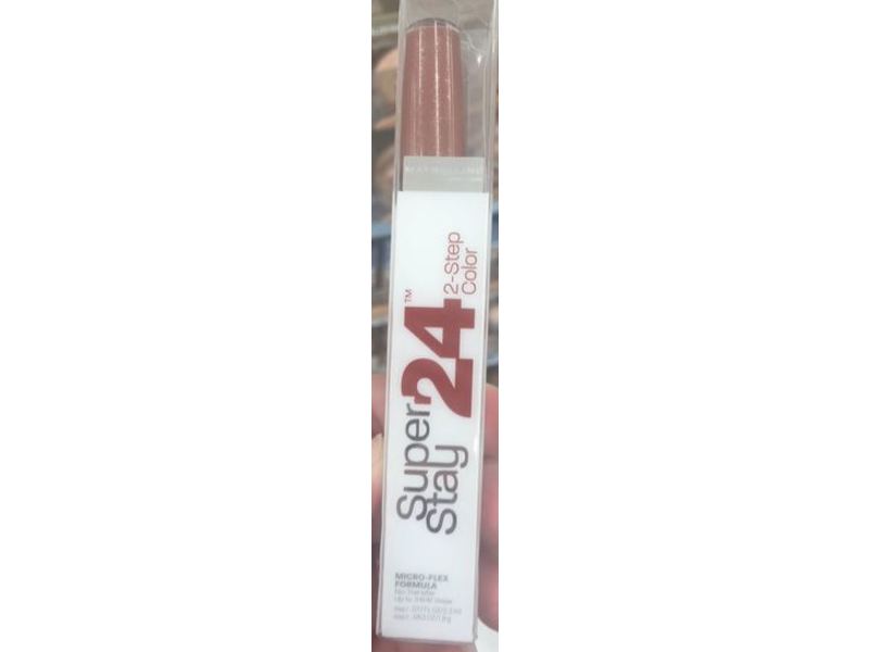 Maybelline New York Super Stay 24 2-Step Liquid Lipstick, 145 Constant Cocoa, 0.063 oz/1.8 g