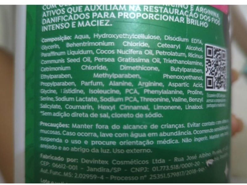 Salon Line Styling Cream Line Intense Reconstruction, Red, 35.27 oz/1000 g