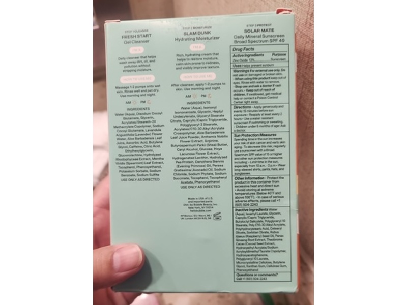 Bubble Starting Lineup New Routine Trio Set