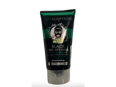 SpaScriptions Black Peel-Off Mask, Cucumber, 5 oz/150 mL