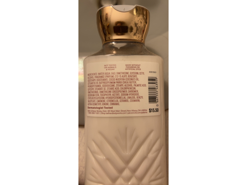 Bath & Body Works Pure Wonder Daily Nourishing Body Lotion, Shea Butter + Coconut Oil, 8 fl oz/236 mL