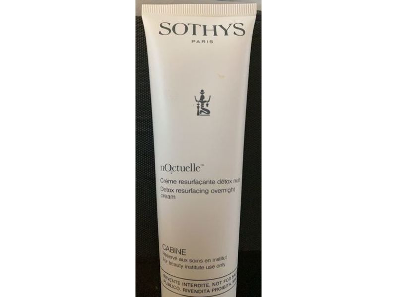 Sothys Paris Noctuelle Detox Resurfacing Overnight Cream, Cabine, 5.07 fl oz/150 ml