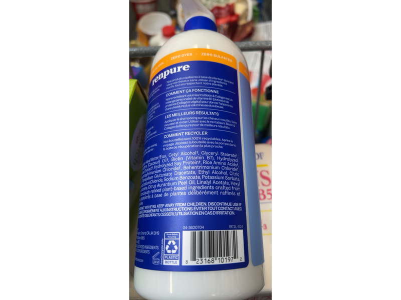 Renpure Volumizing Conditioner, Biotin & Collagen, 28 fl oz/828 mL