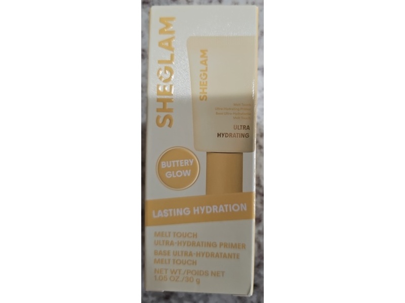 SheGlam Melt Touch Ultra-Hydrating Primer, Butter Glow, 1.05 oz/30 g