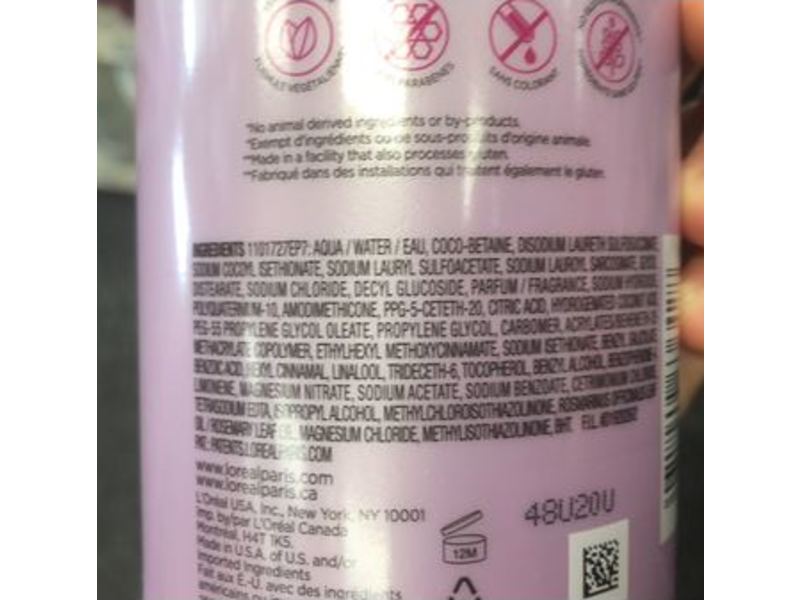 L'Oreal Paris Ever Pure Moisture Shampoo, Sulfate-Free, Rosemary, 23 fl oz/680 mL