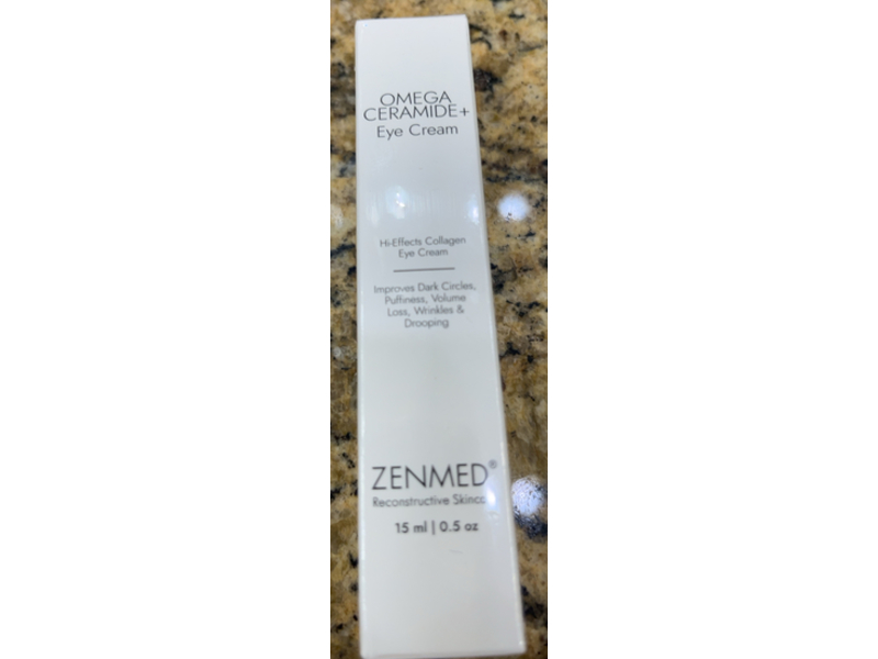 Zenmed Omega Ceramide+ Eye Cream, 0.5 fl oz/15 mL