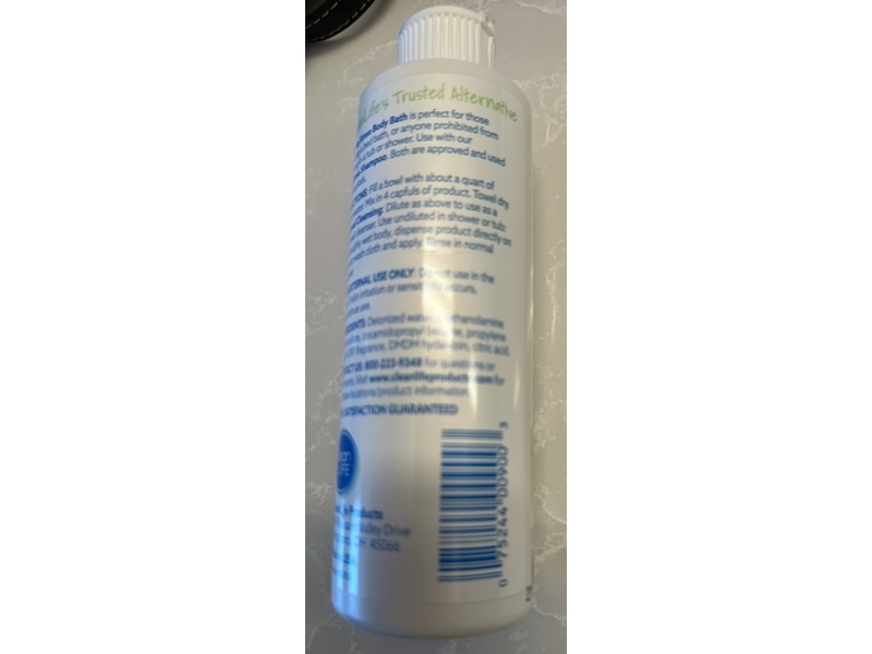 Clean Life No-Rinse Body Bath, 8 fl oz/236.6 mL