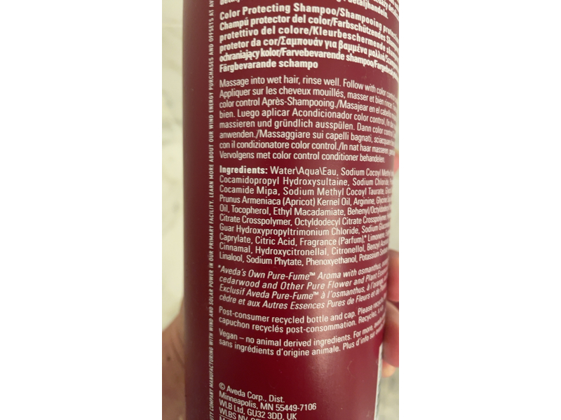 Aveda Color Control Shampoo Color Treated Hair, 33.8 fl oz/1 L