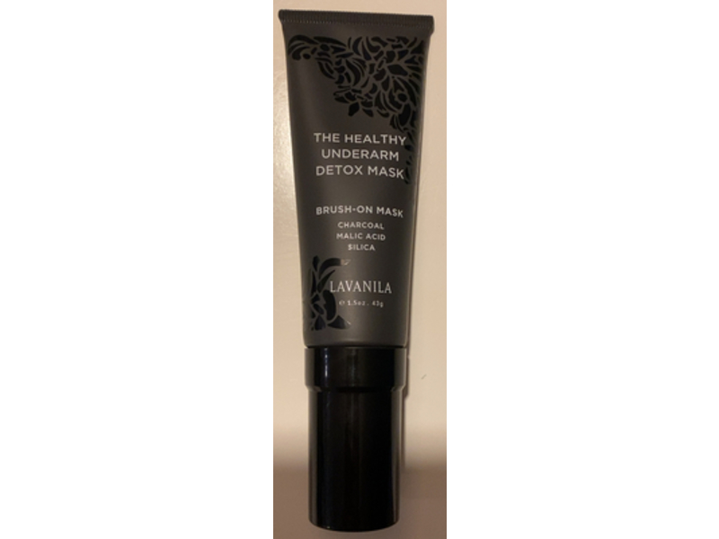 Lavanila The Healthy Underarm Detox Mask, Charcoal, Malic Acid & Silica, 1.5 oz/ 43 g