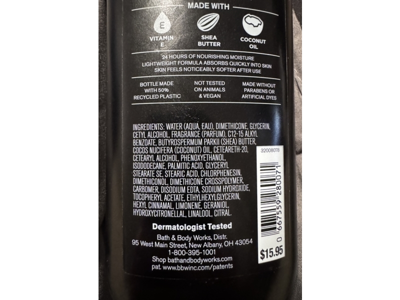 Bath & Body Works Daily Nourishing Body Lotion, Candy Apple Cauldron, 8 fl oz/236 mL