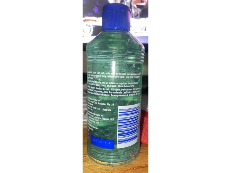 Banana Boat After Sun Gel, Aloe, 250 g