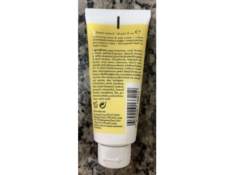 Philosophy Hands Of Hope Hand Cream, Lemon Custard, 1 fl oz/30 mL