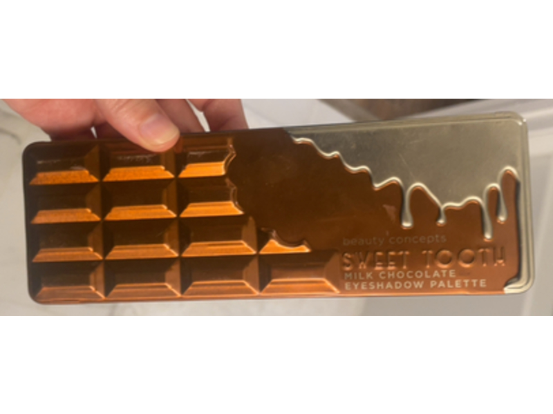 Beauty Concepts Milk Chocolate Eyeshadow Palette, Sweet Tooth, 0.42 oz/12 g