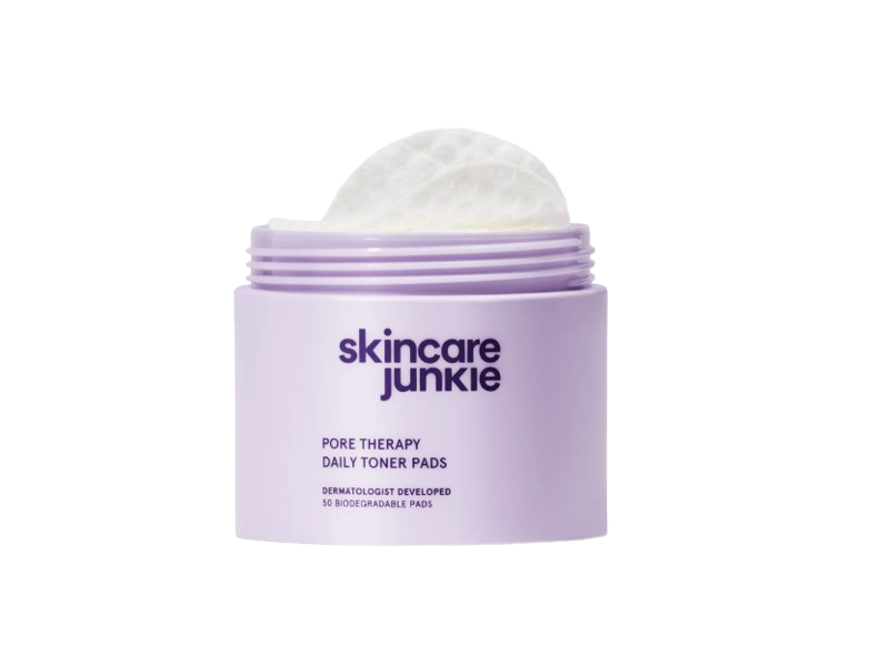 Skincare Junkie Pore Therapy Toner Pads, Count 50