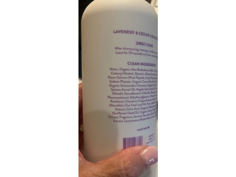 Routine Wellness Conditioner, Lavender & Cedar, 14 oz/414 mL