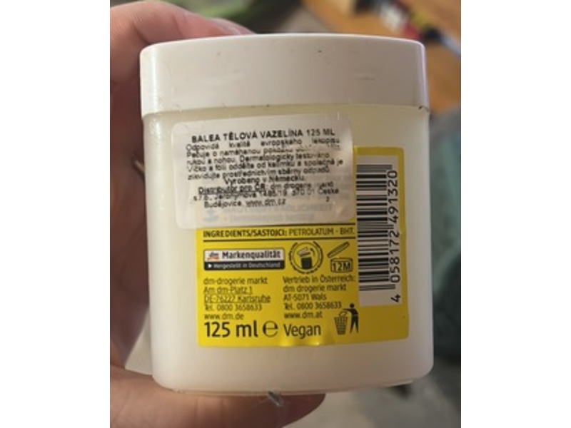 Dm Balea Vaseline , 125 mL, Pack Of 2