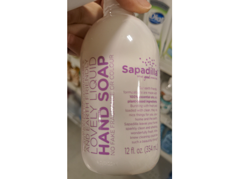 Sapadilla Sweet Liquid Hand Soap Pump, t Lavender + Lime, 12 fl oz/354 mL