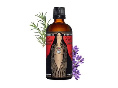 Lulu Organics Hair Oil, Lavender & Clary Sage, 3.4 oz/100 mL