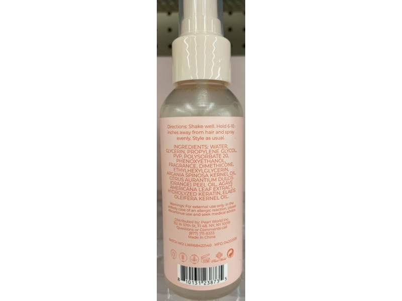 Amber Glow Style & Hold Styling Mist, Agave & Batana Oil, 3.04 fl oz/90 mL