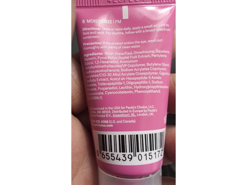 Paula's Choice Pro-Collagen Plumping Moisturizer, 0.5 fl oz/15 mL